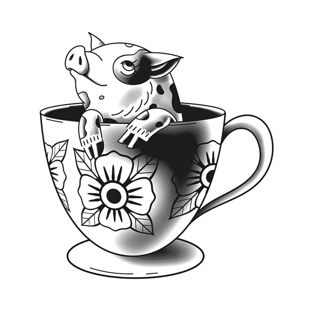 Teatime 3 x 3 in