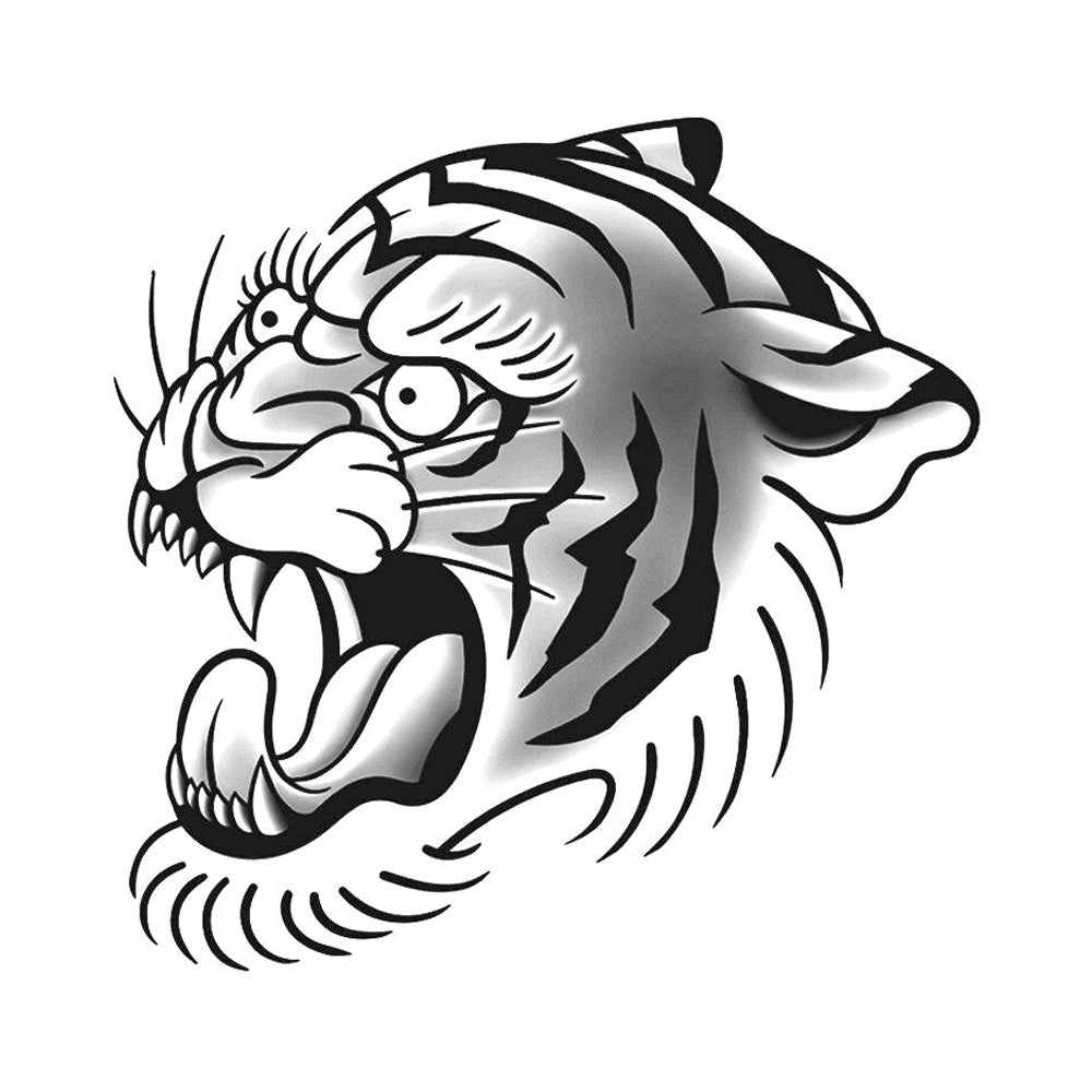 Roaring Tiger 3 x 3 in