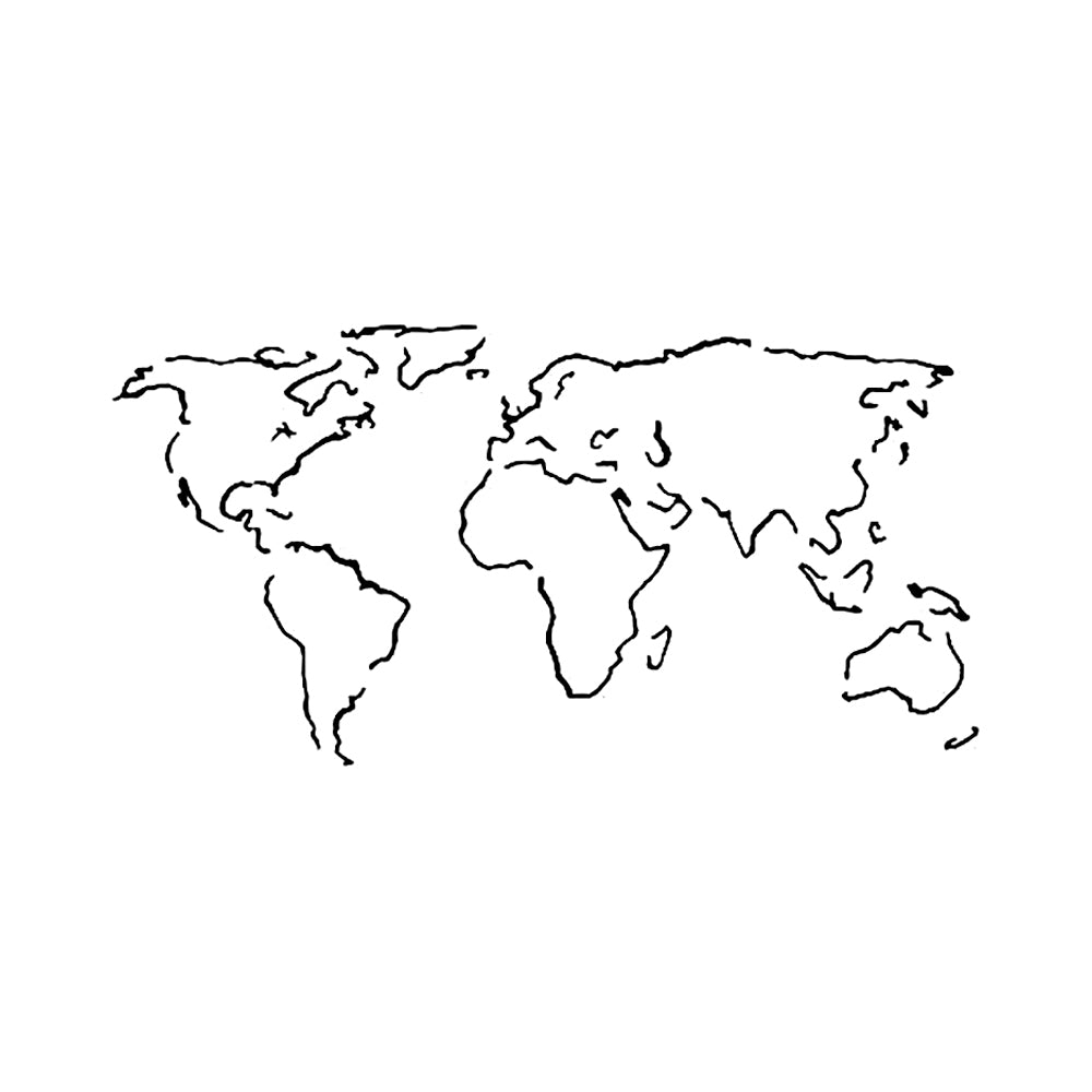 World Without Borders 3 x 3 in
