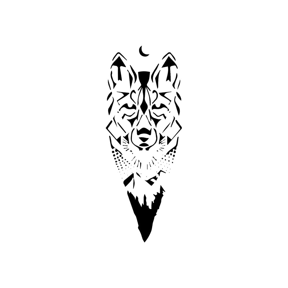 Canis Lupus 5 x 2 in