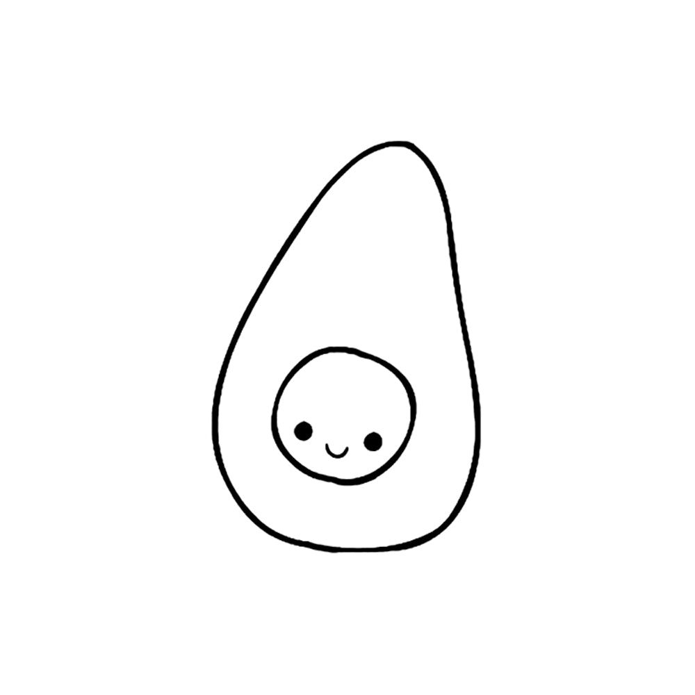 Cute Half 2 x 2 in