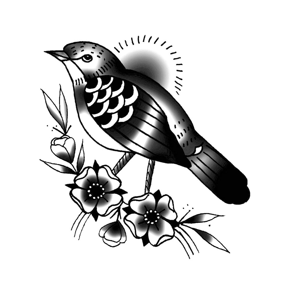 Sparrow 4 x 4 in