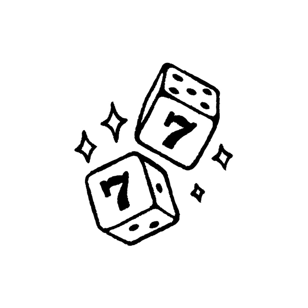 Lucky Dice 2 x 2 in
