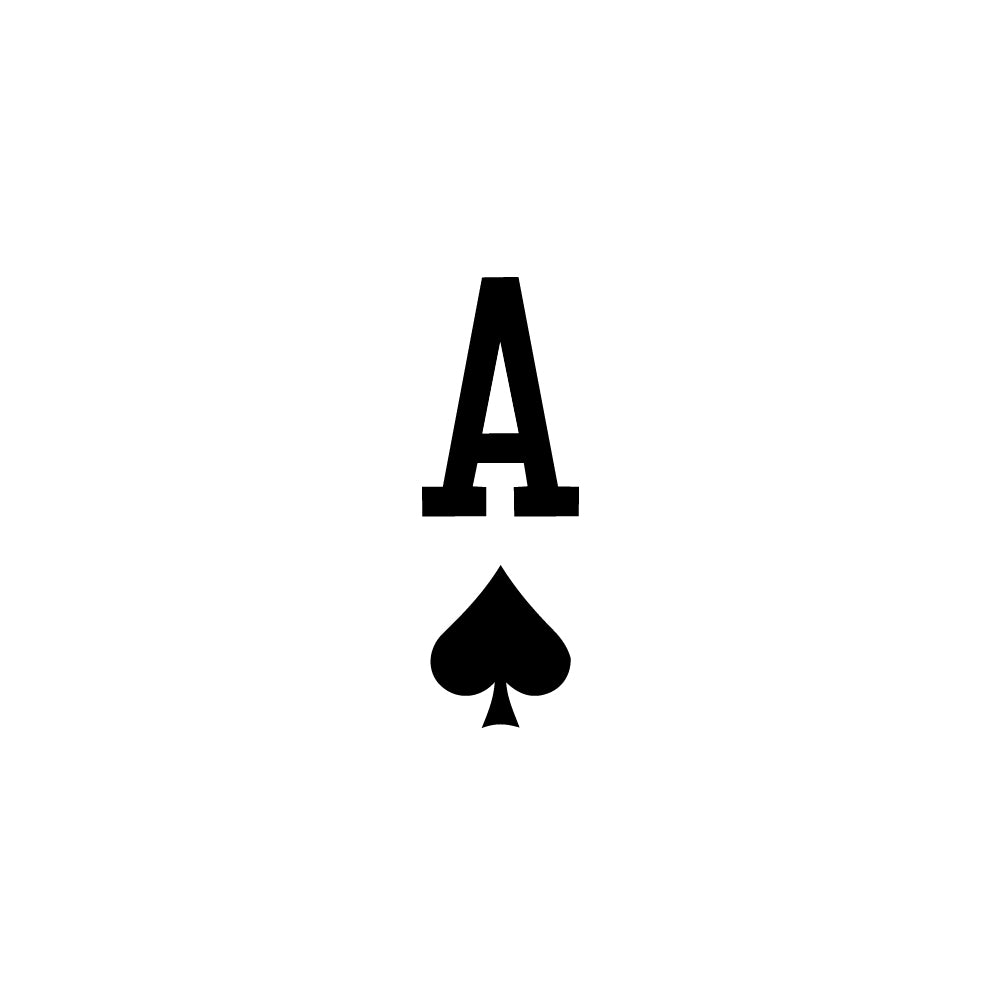 It's All Aces 1 x 1 in