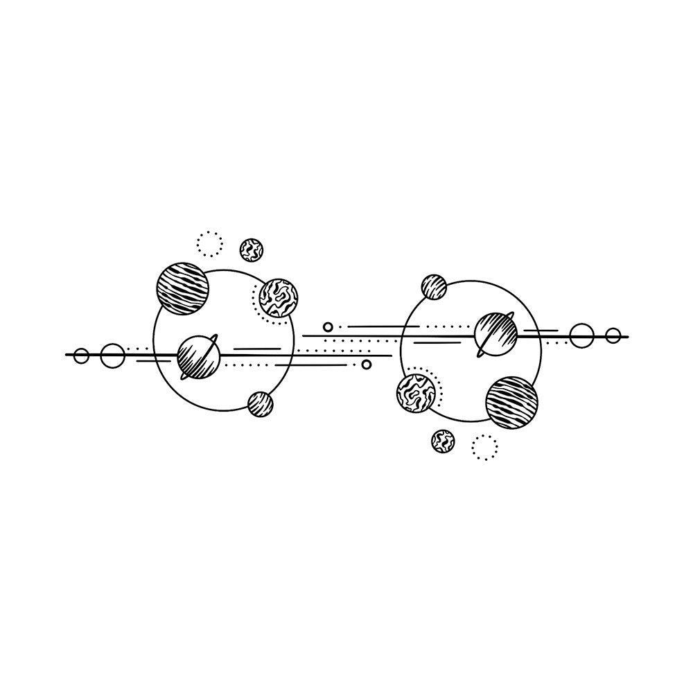 Space Mirror 6 x 3 in