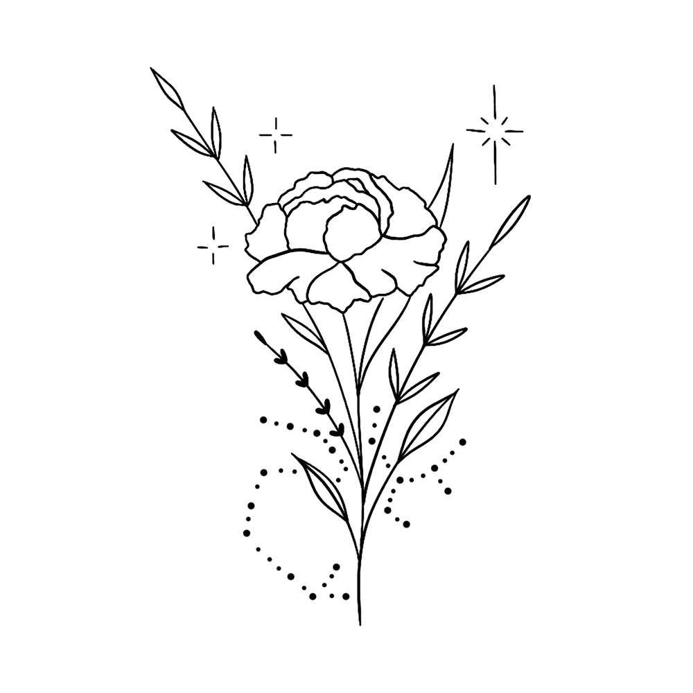 Sagittarius Bloom 4 x 4 in
