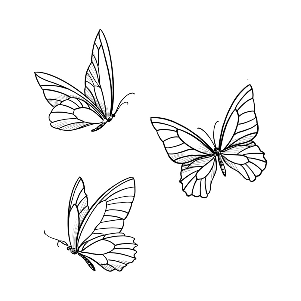 Butterfly Dance 4 x 4 in