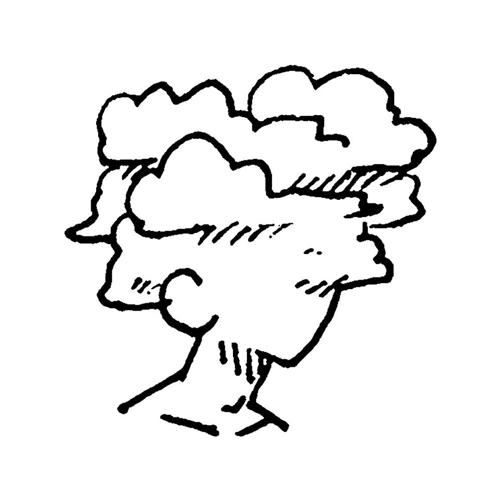 Head In The Clouds 3 x 3 in