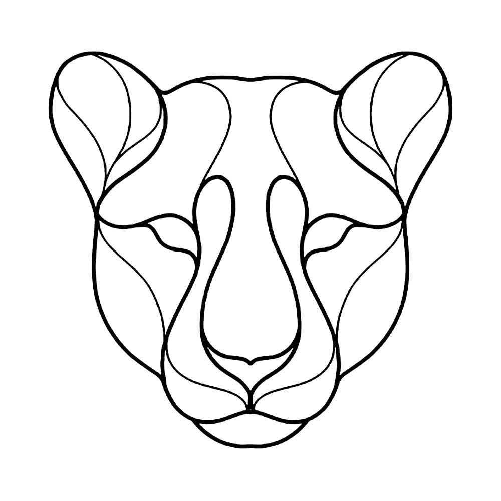 Lana the Lioness 4 x 4 in
