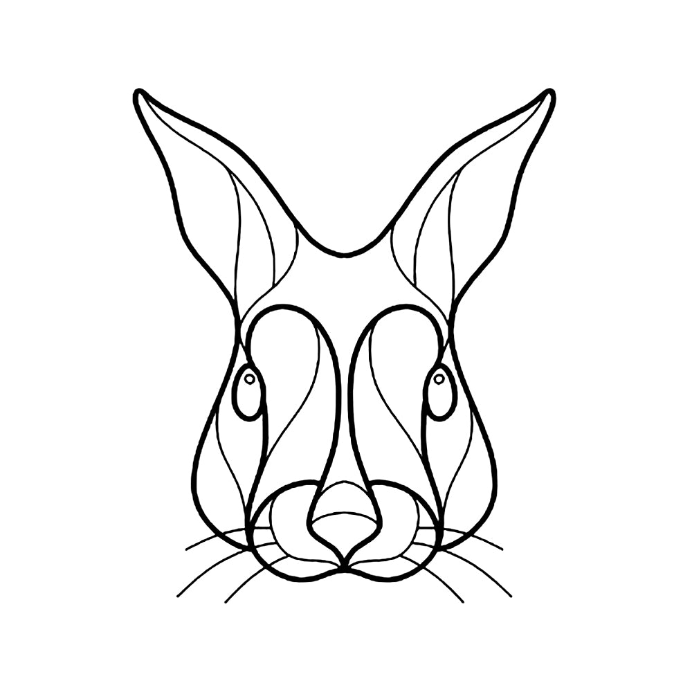 Rio the Rabbit 3 x 3 in
