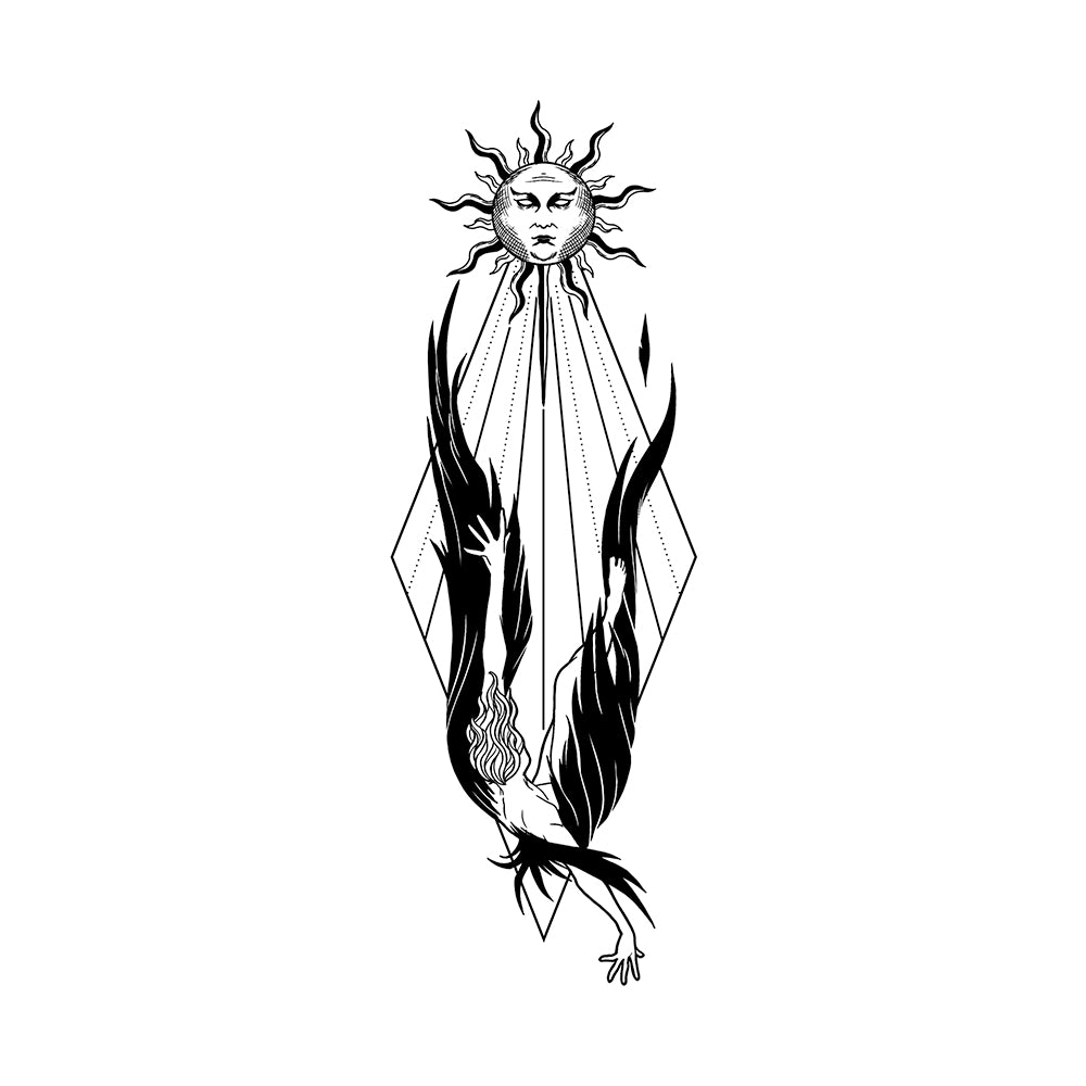 Fall of Icarus 6 x 3 in