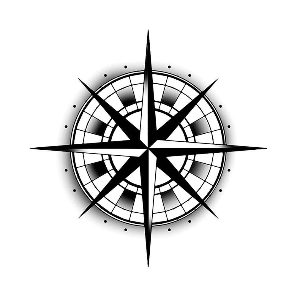 Cardinal Direction 4 x 4 in
