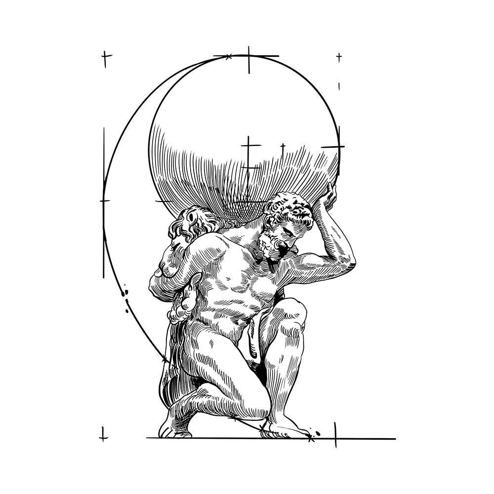 Weight of the World 6 x 6 in