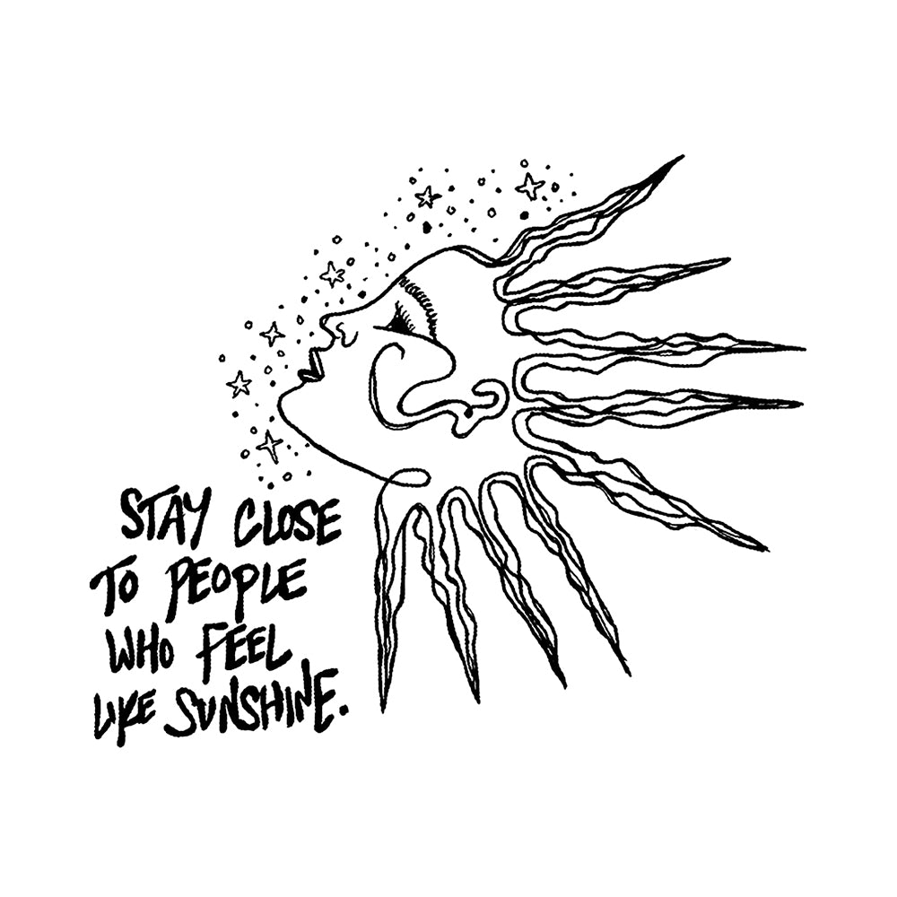 Stay Close Sunshine 4 x 4 in