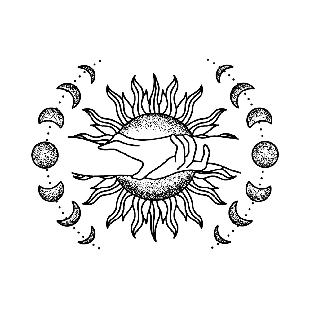 Lunar Embrace 4 x 4 in