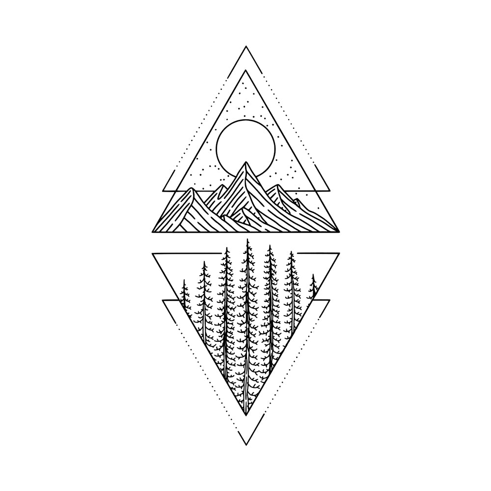 Peaks to Pines 6 x 3 in
