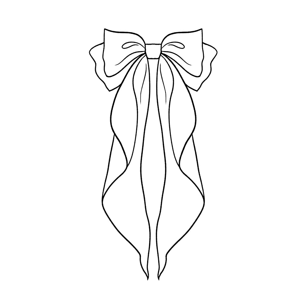 Coquette Ribbon 6 x 3 in