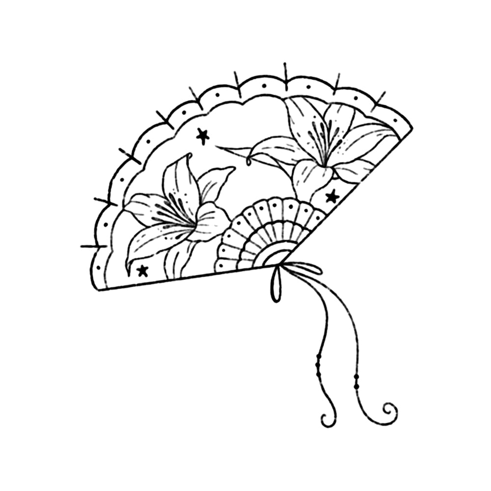 Midnight Fan 3 x 3 in