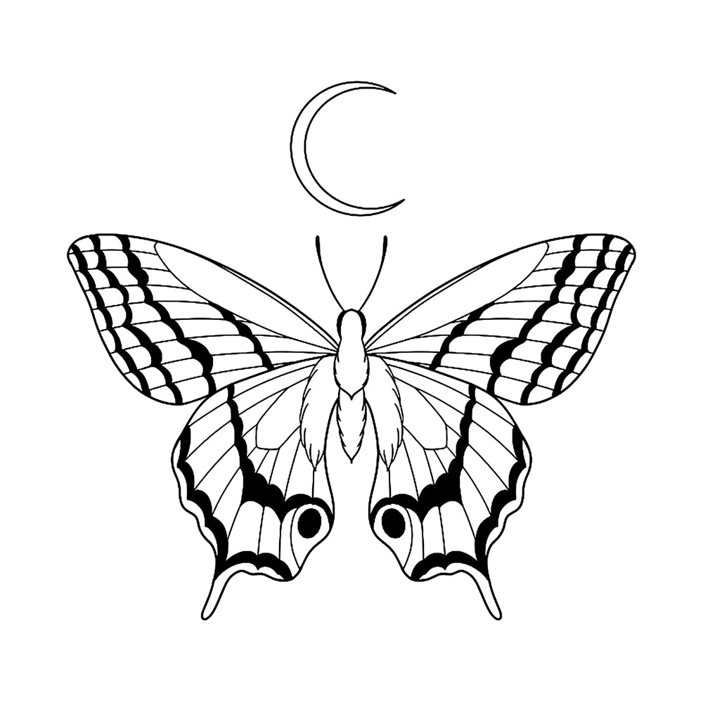 Moonlight Flutter 4 x 4 in