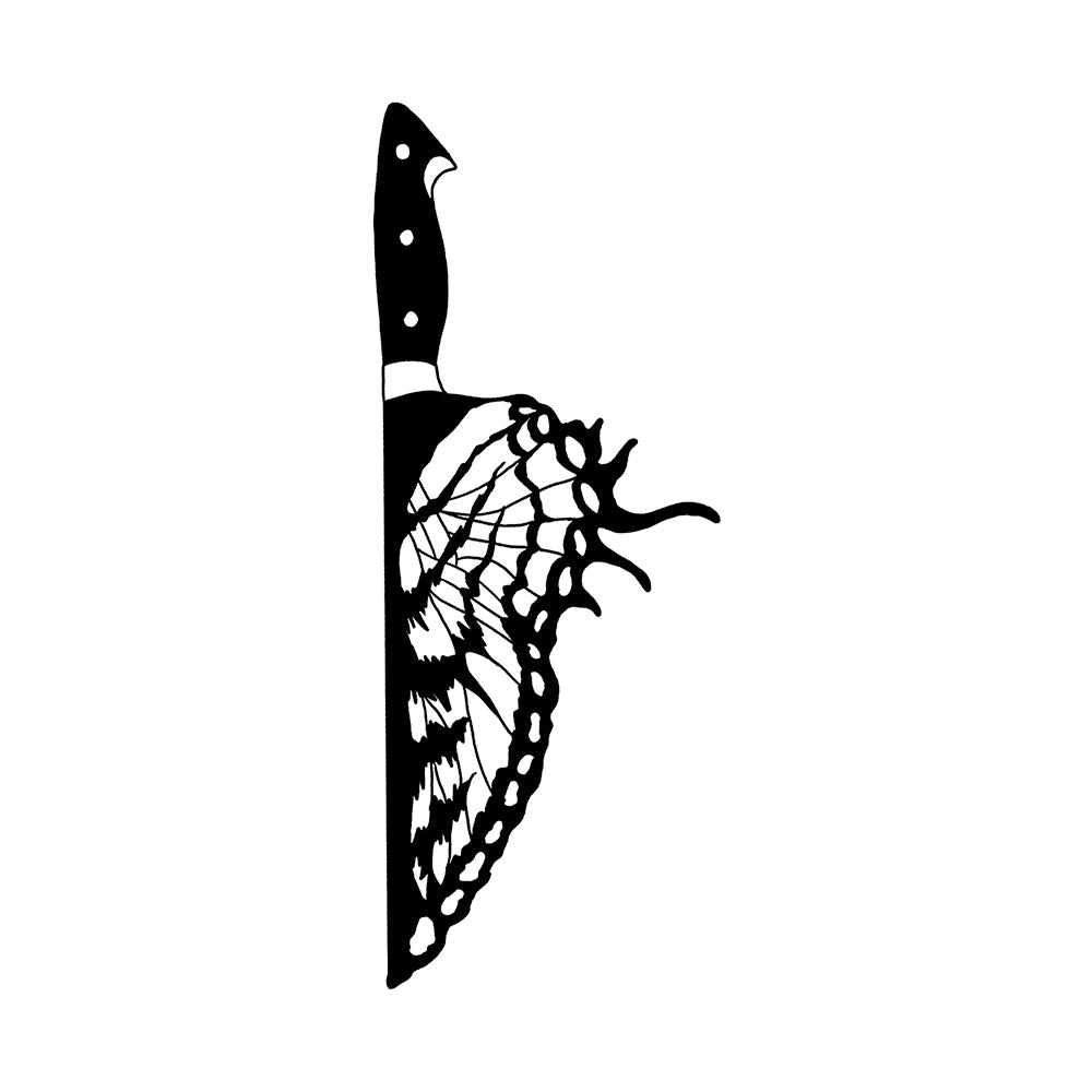 Misguided Wings 6 x 3 in