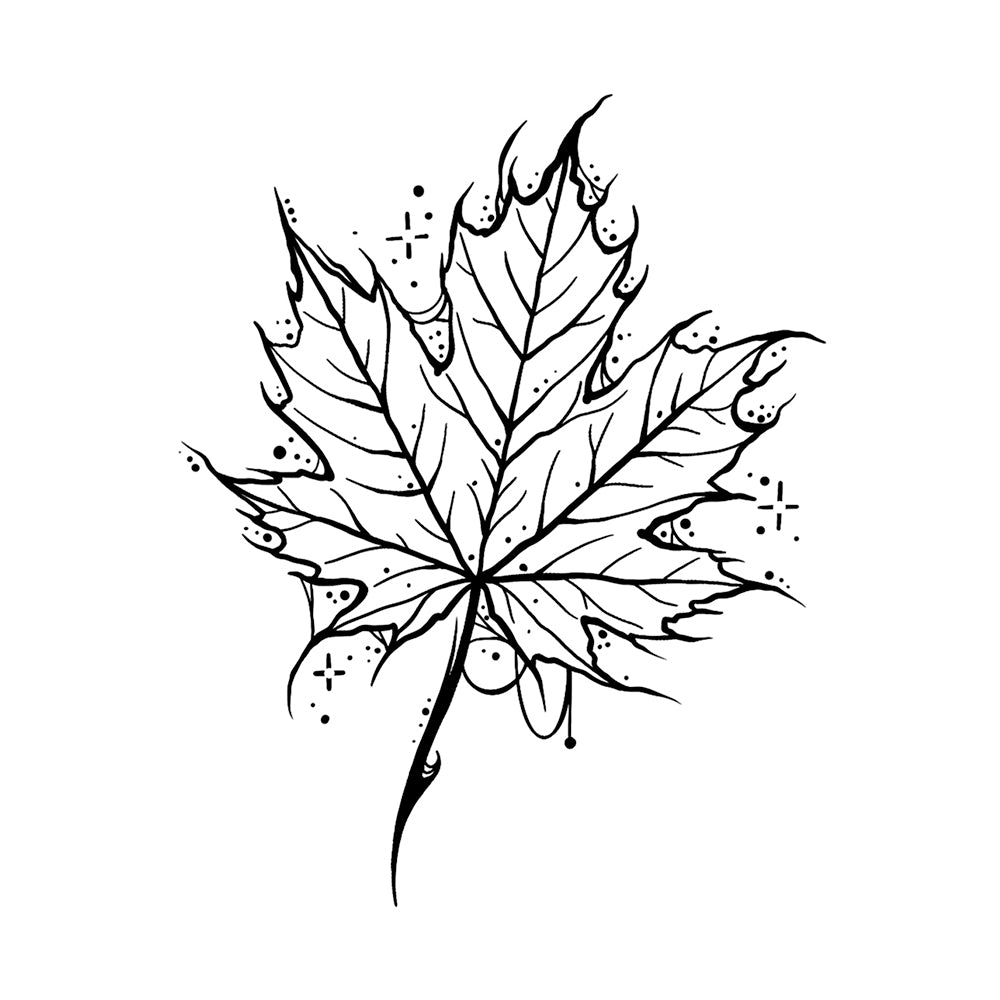 Wandering Leaf 4 x 4 in