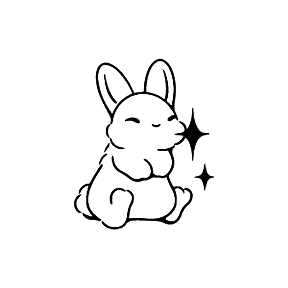 Grateful Bunny 2 x 2 in