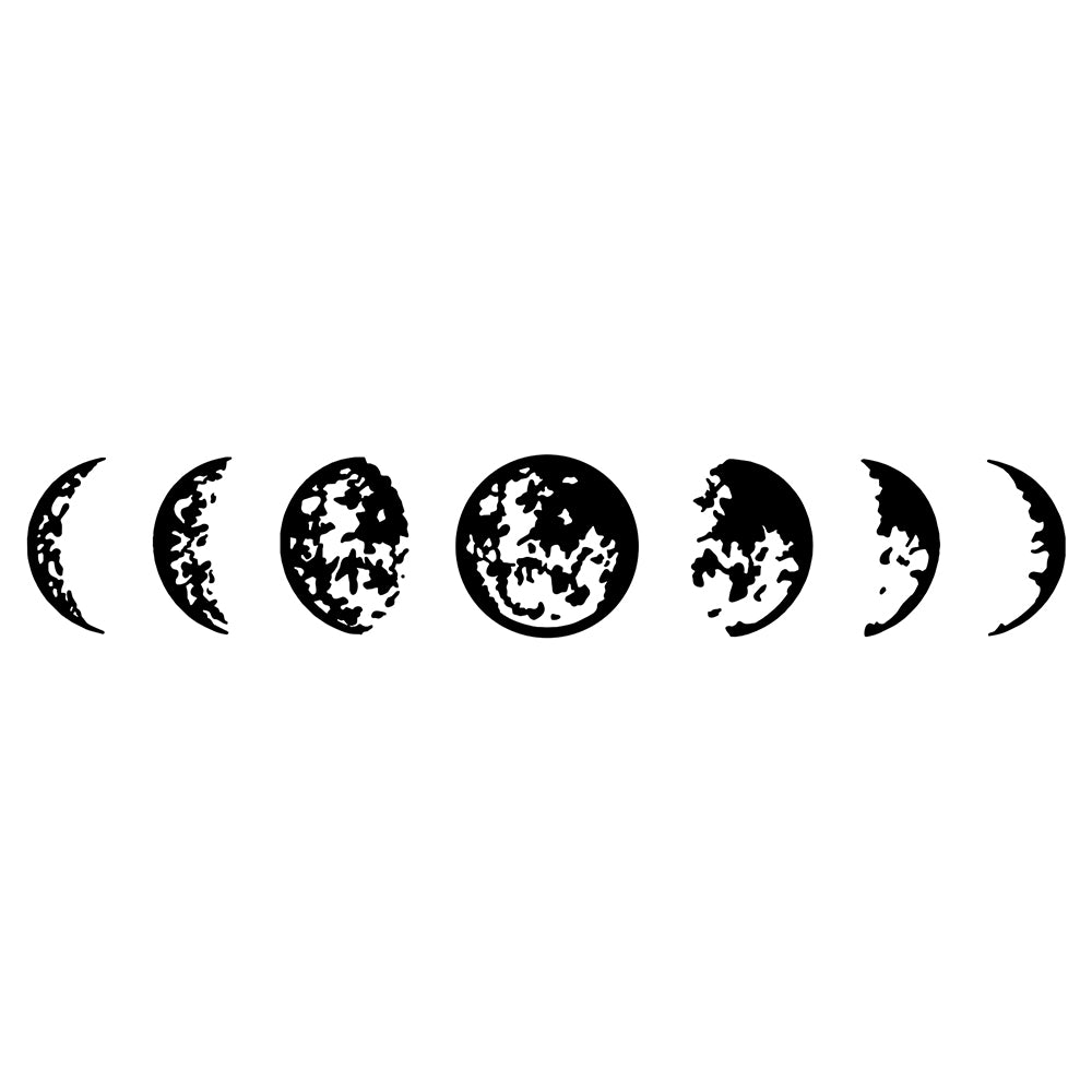 Dark Phases 6 x 3 in