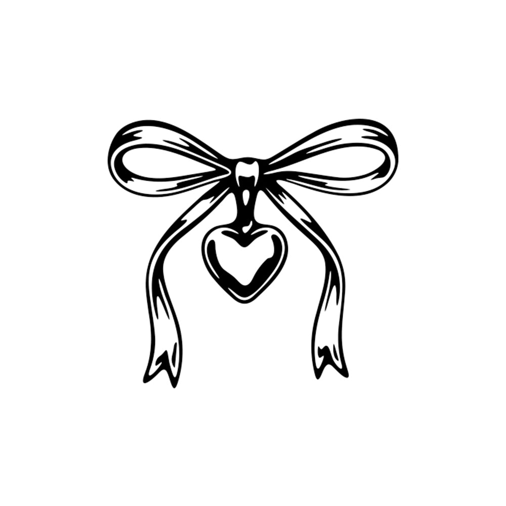 Tied With a Bow 2 x 2 in