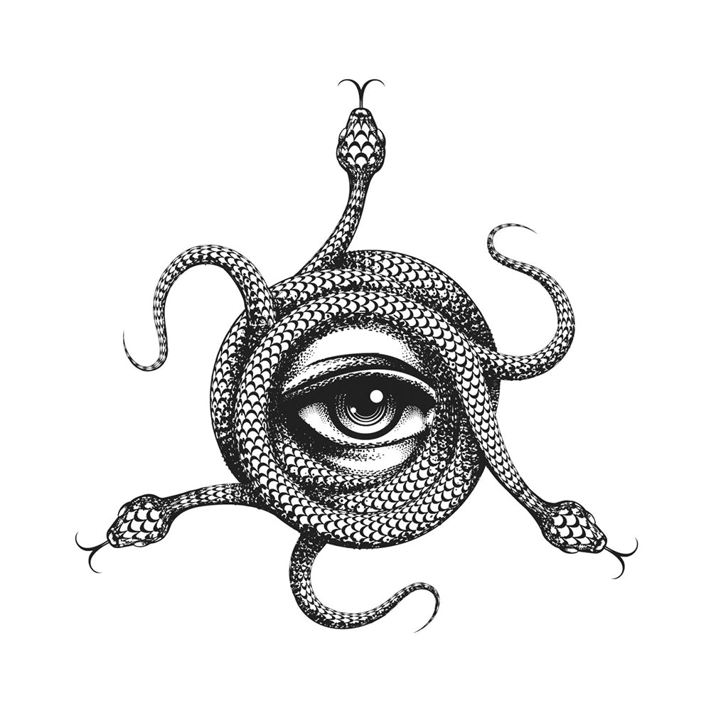 Snakes Eye 4 x 4 in