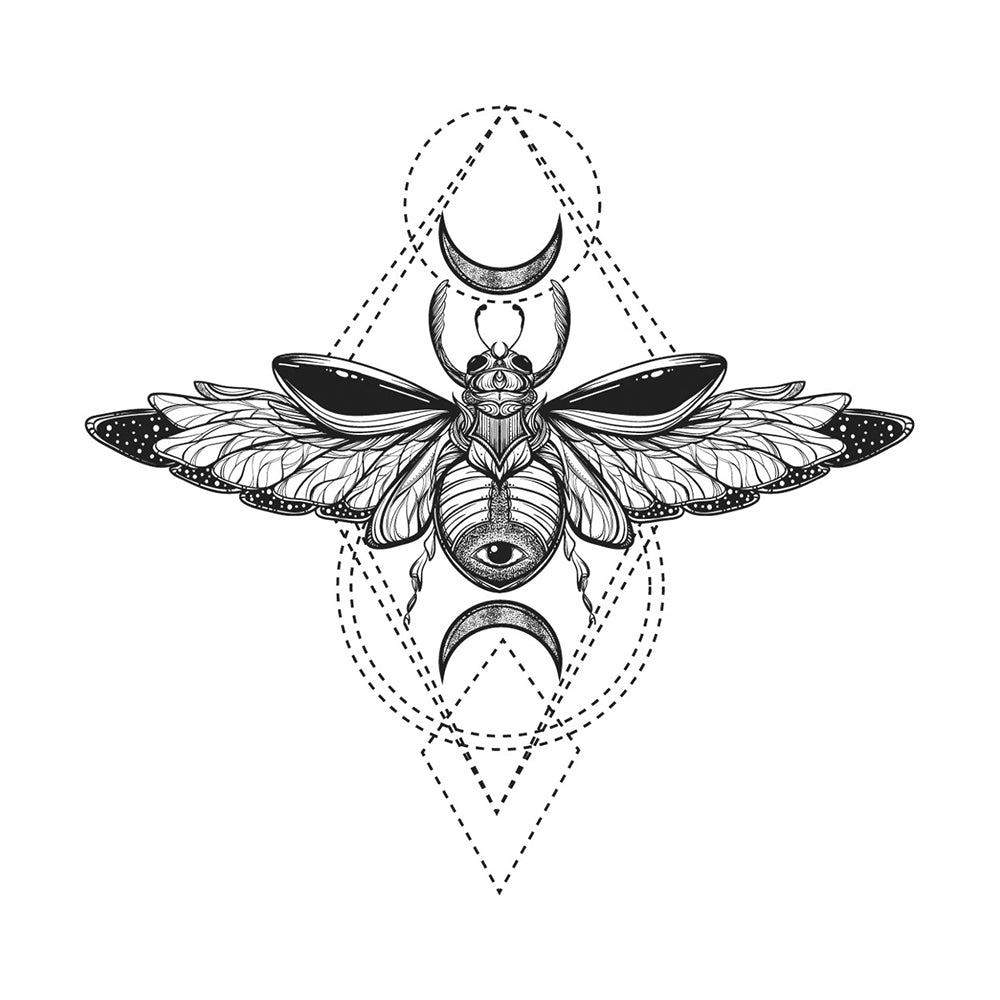 Mothman 4 x 4 in