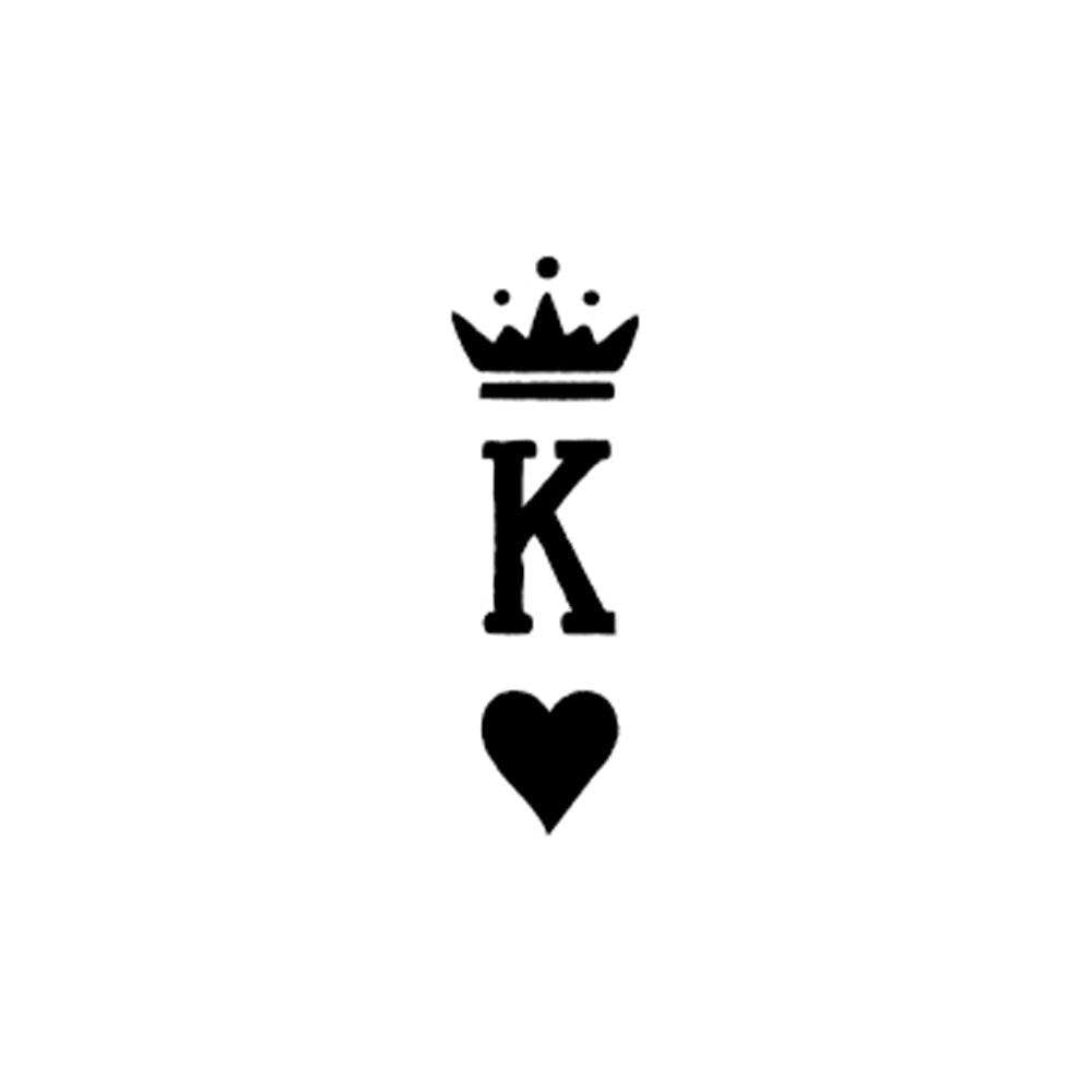 Crowned King 1 x 1 in