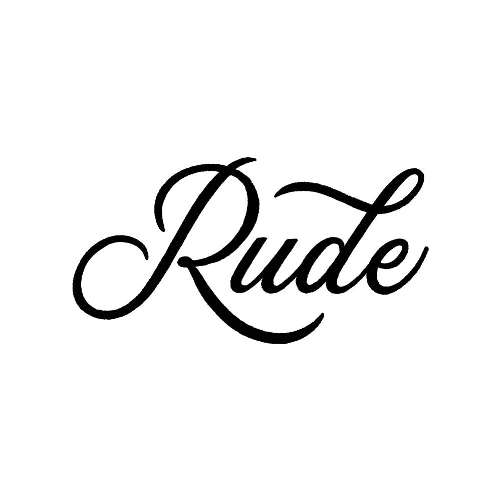 Rude 2 x 2 in