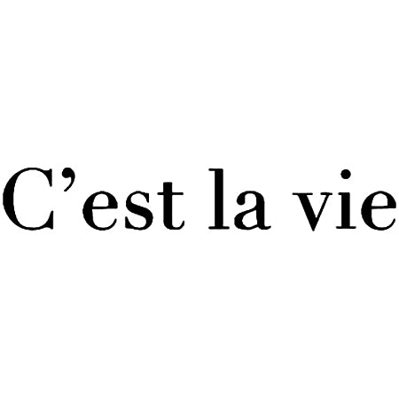 C'est La Vie 2 x 2 in