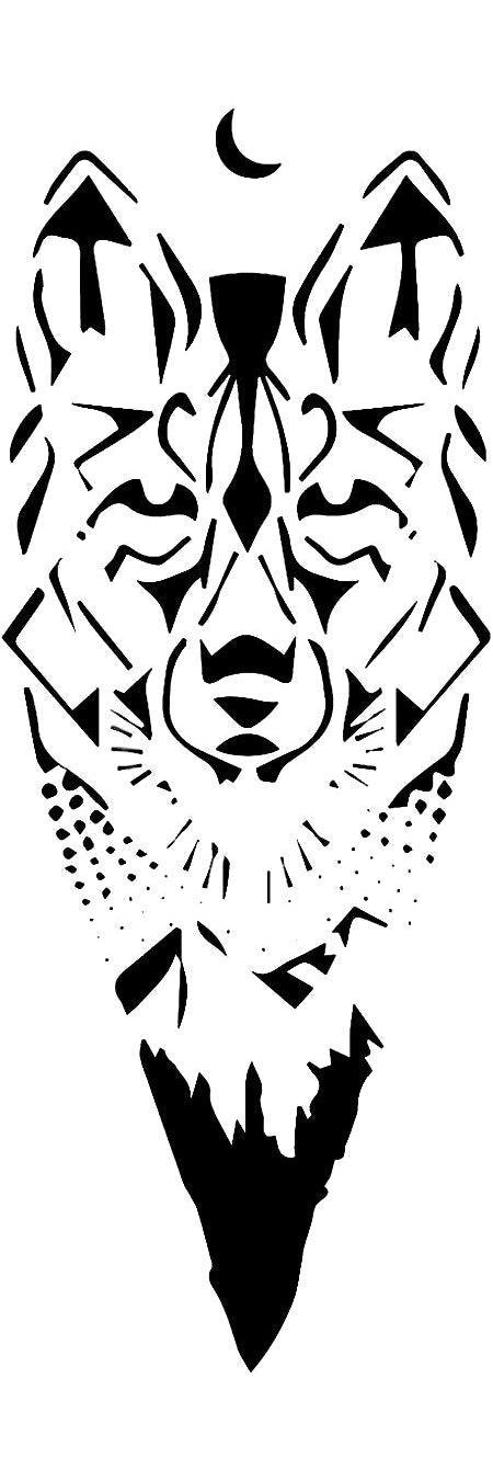 Canis Lupus 5 x 2 in
