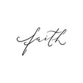 Keep the Faith 2 x 2 in