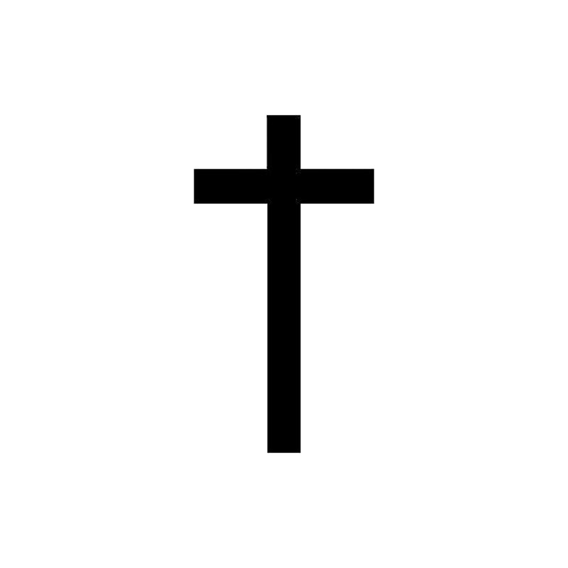 Simple Cross 2 x 2 in