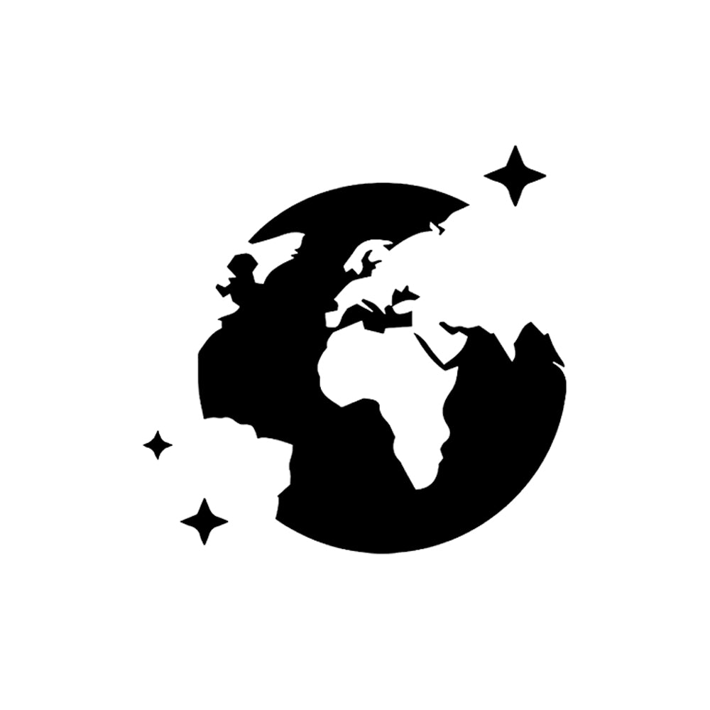 Pretty Planet 2 x 2 in