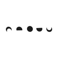 Many Moons 5 x 2 in