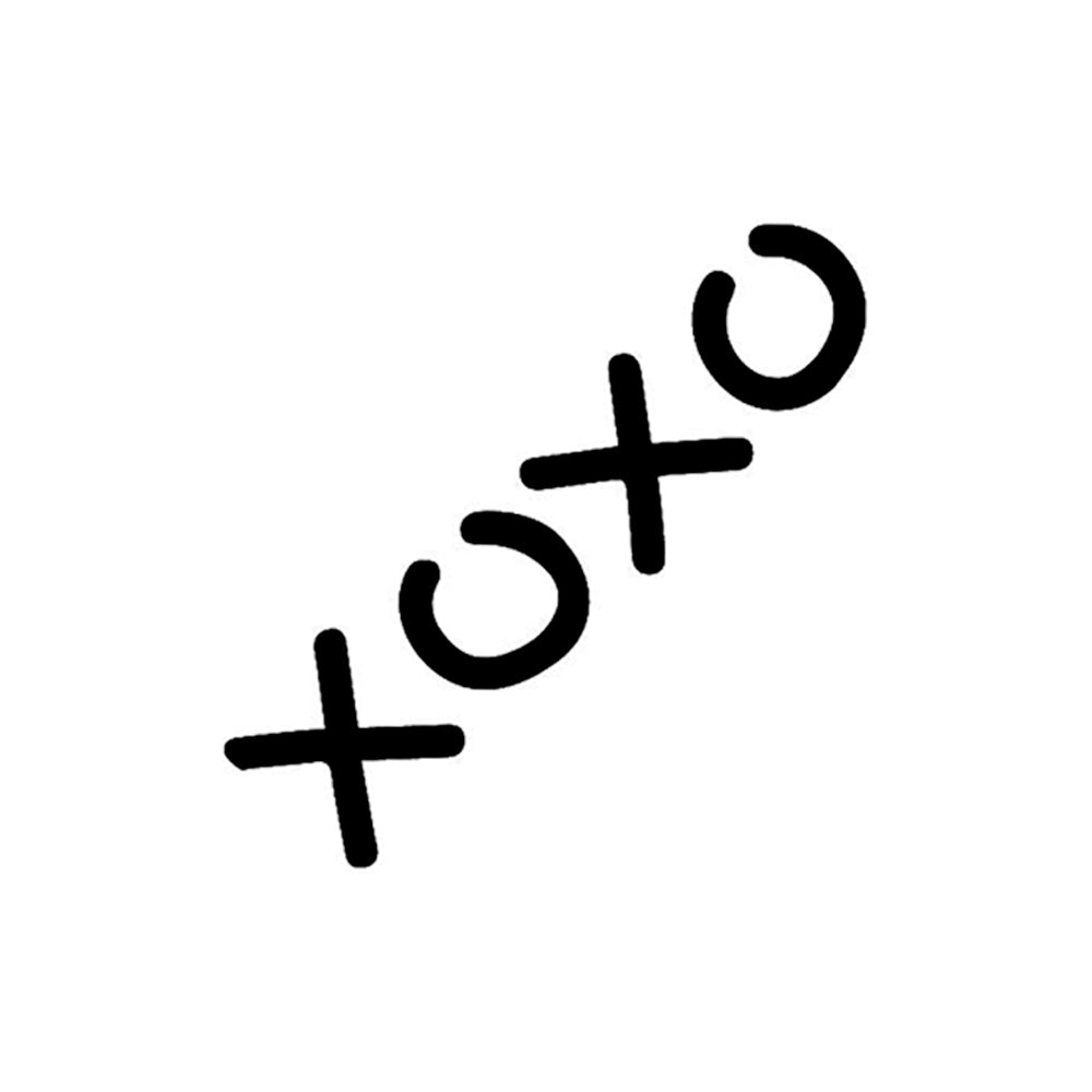XOXO 2 x 2 in