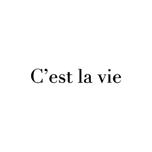 C'est La Vie 2 x 2 in