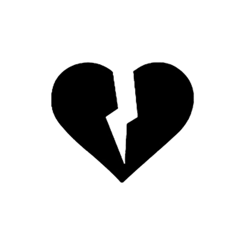Brokenhearted 1 x 1 in