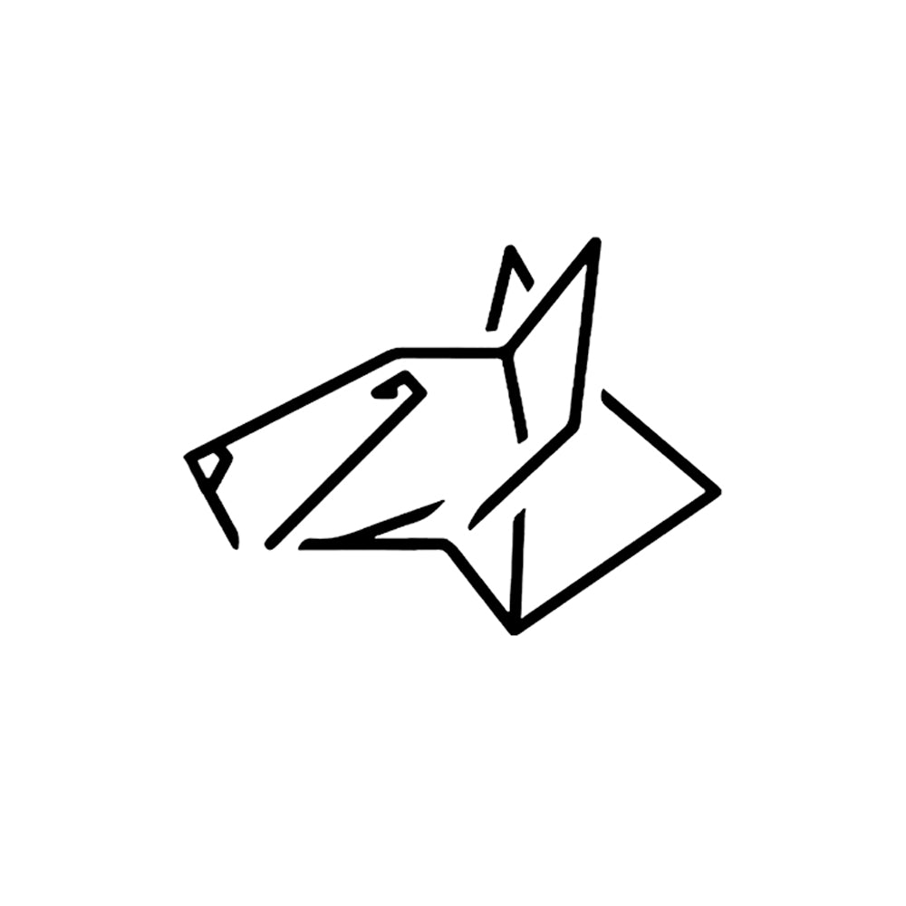Paper Dog 2 x 2 in