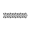Leaf Line 5 x 2 in