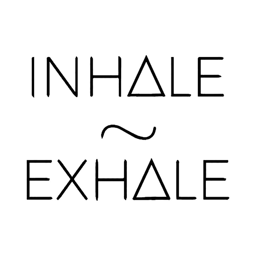 Inhale Exhale 3 x 3 in