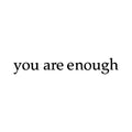 You Are Enough 3 x 3 in