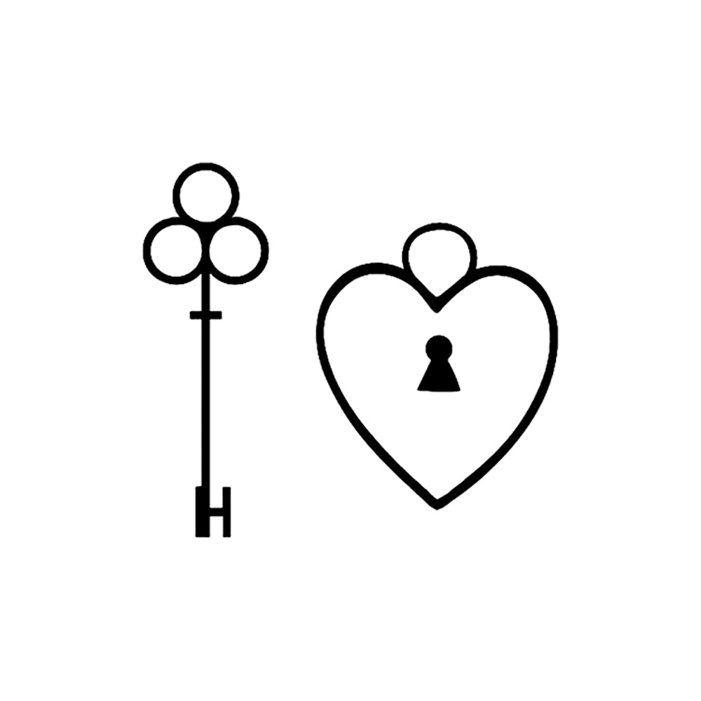 Key To The Heart 2 x 2 in