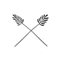 Passing Arrows 2 x 2 in