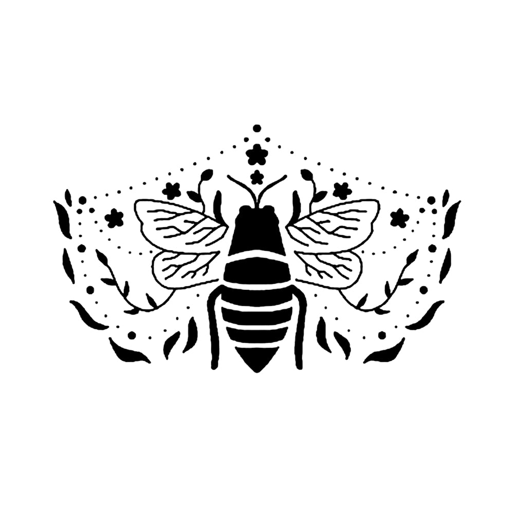 Sacred Bee 4 x 4 in