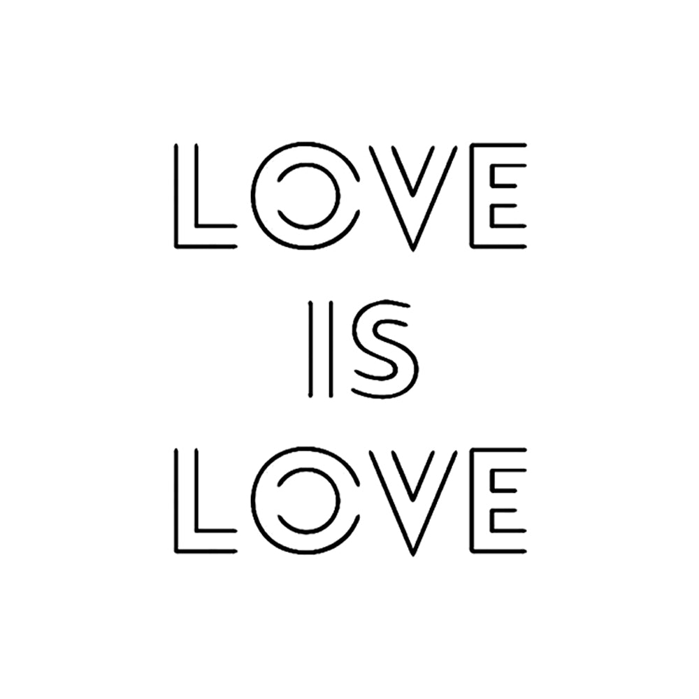 Love is Love 2 x 2 in