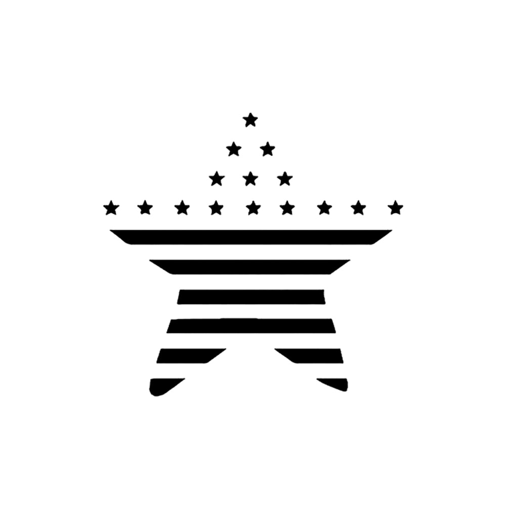 Stars & Stripes 2 x 2 in